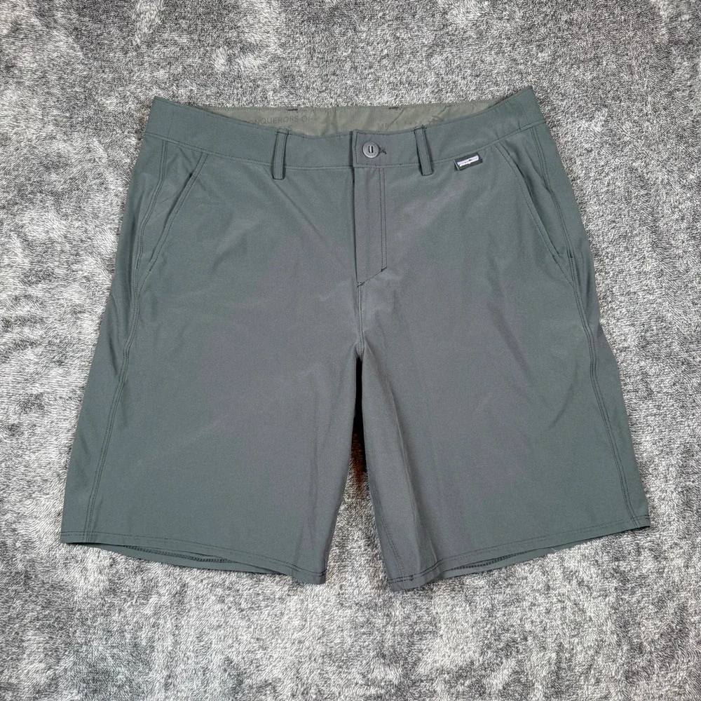 Patagonia Men's Gray Performance Shorts Size 31 Stretch Hiking Outdoor Casual